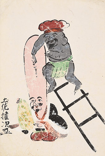 メインビジュアルと大津絵 | 成安造形大学