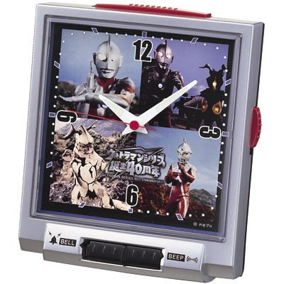 ウルトラマンシリーズ 誕生40周年記念の限定目ざまし時計 | 過去の