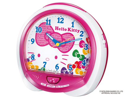 ハローキティ 誕生35周年記念 限定目ざまし時計を発売 | 過去の
