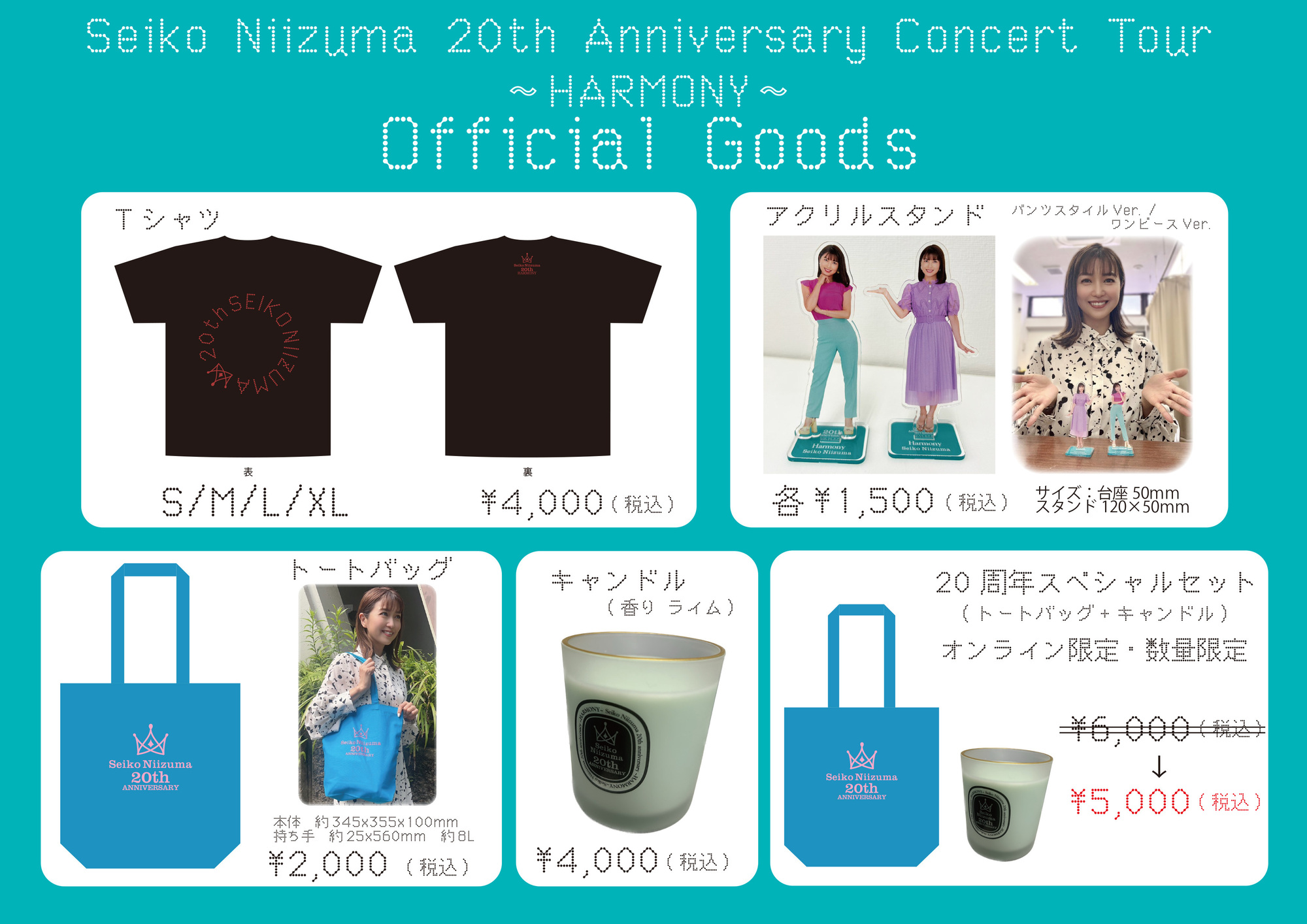 Seiko Niizuma 20th Anniversary Concert Tour ～HARMONY～』開催を