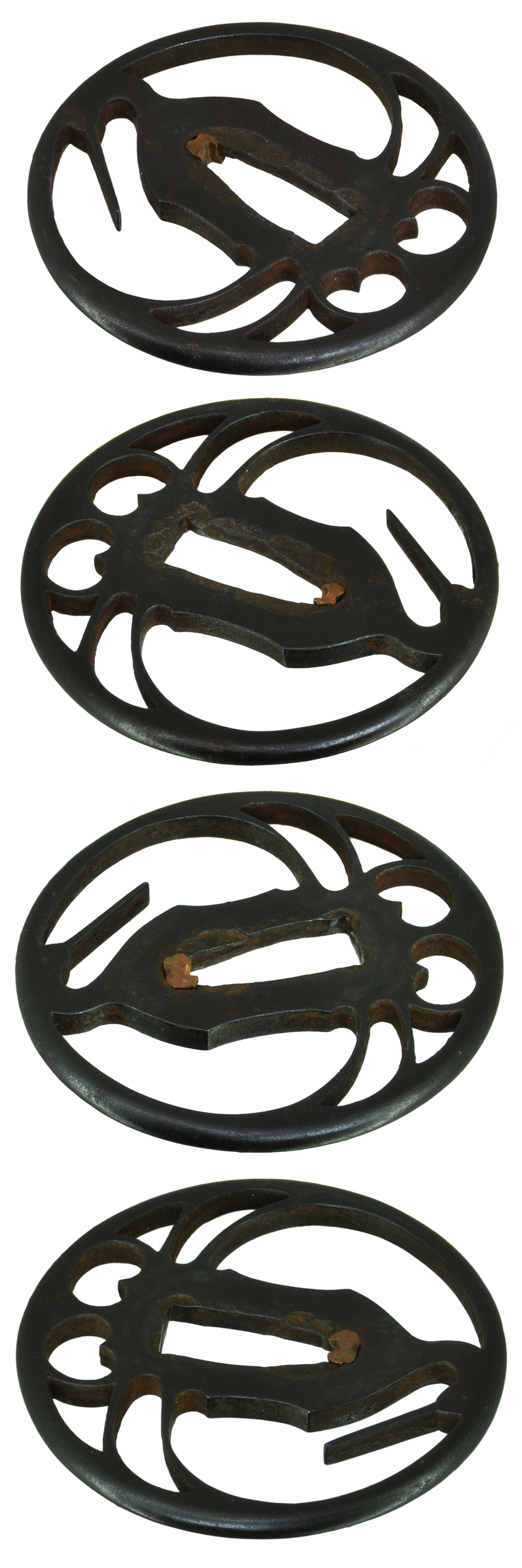 鍔 赤坂 鶴丸透鍔(TU-280515)｜刀・日本刀の販売なら日本刀専門店の