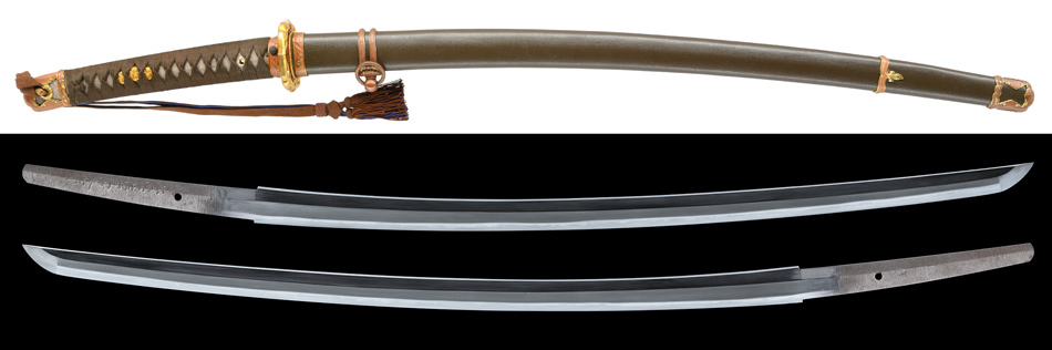 刀 出雲住直定作 旧日本陸軍拵入 | 刀・日本刀の販売なら日本刀専門店