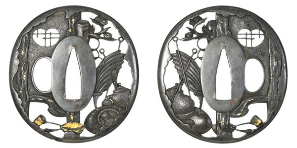 鍔 無銘 武州 茶室透鍔 (TU-010125)｜刀・日本刀の販売なら日本刀専門