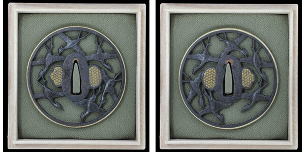 鍔 鷺透鉄鍔 (TU-010213)｜刀・日本刀の販売なら日本刀専門店の【銀座