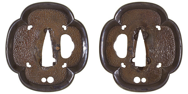 鍔 四方猪目透鍔 (TU-050215)｜刀・日本刀の販売なら日本刀専門店の