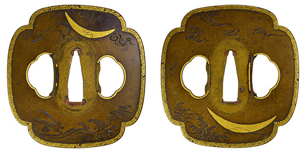 鍔 無銘 埋忠 竹生島図鍔(TU-130515)｜刀・日本刀の販売なら日本刀専門