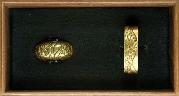 波図金着せ縁頭 (FU-010927)｜刀・日本刀の販売なら日本刀専門店の