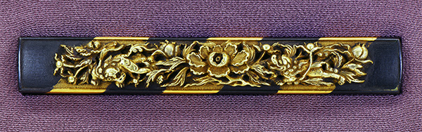 小柄 無銘 埋忠 牡丹獅子図小柄 (KO-020114)｜刀・日本刀の販売なら