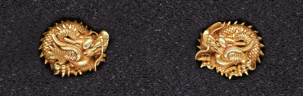 目貫 無銘 水戸 丸龍図目貫(ME-010125)｜刀・日本刀の販売なら日本刀