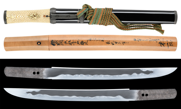 短刀 備前国住長船与三左衛門尉祐定作 附 拵（TA-070220）｜刀・日本刀