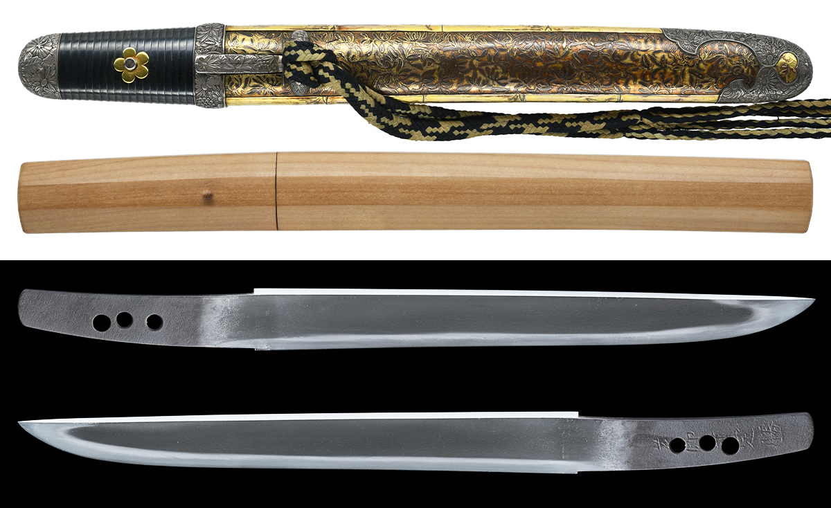 短刀 薬師寺定勝（得次郎） 附 合口短刀拵 (TA-090425)｜刀・日本刀の