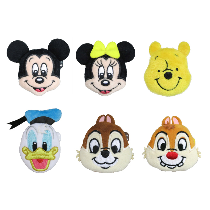 Disney」ぬいぐるみマスコットバッジ 6種 | ぬいぐるみのセキグチ
