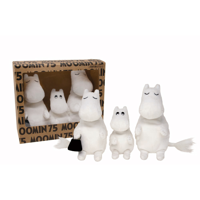 ムーミン」75周年 ぬいぐるみセット | ぬいぐるみのセキグチ