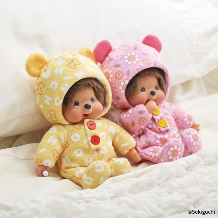 モンチッチ】プリントロンパース S モンチッチくん イエロー