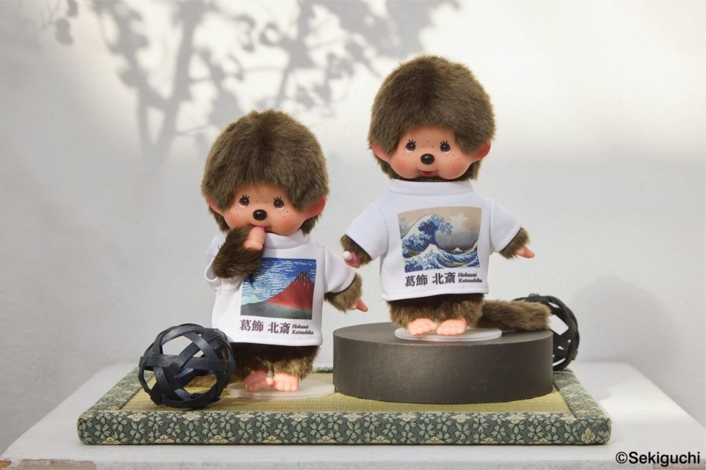 モンチッチ】アートだモン！チッチ 男の子（富嶽三十六景－神奈川沖浪