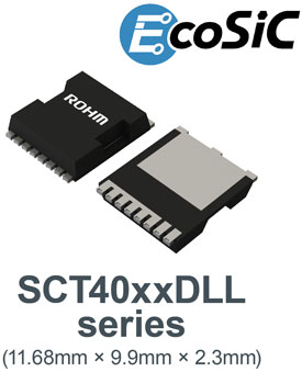 ROHM launches 13–65mΩ SiC MOSFETs in TOLL package