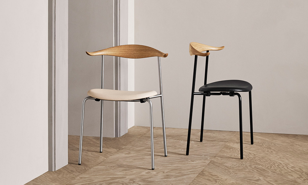 CH88P チェア / オーク材 オイル仕上げ THOR301 ステンレス脚Carl