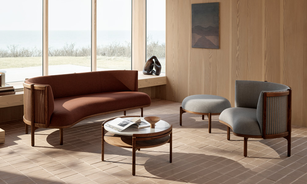 RF1904 サイドウェイ ラウンジチェア / オーク材 オイル仕上げ / Re