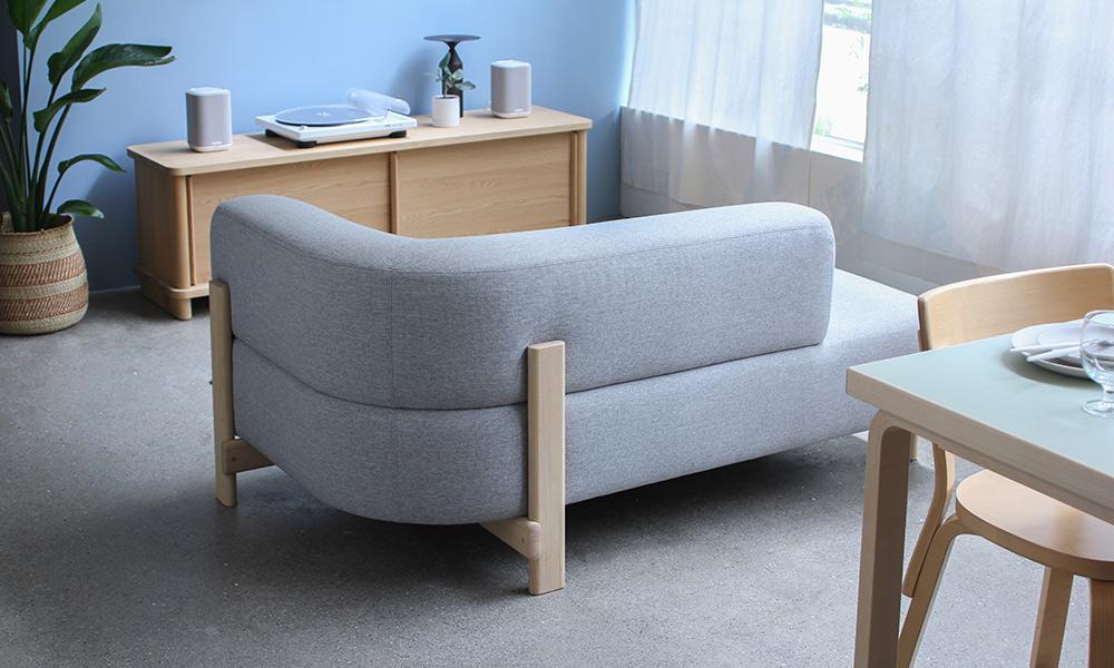 エレファントソファ 3人掛 / ノックダウン ペールナチュラルKarimoku