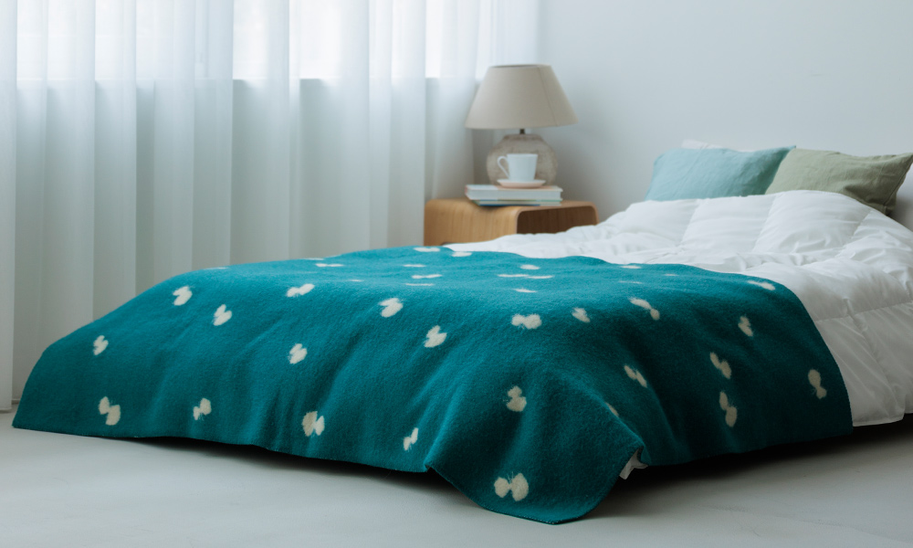 ウール ハーフブランケット 90×130cm CHOUCHO /KLIPPAN（クリッパン