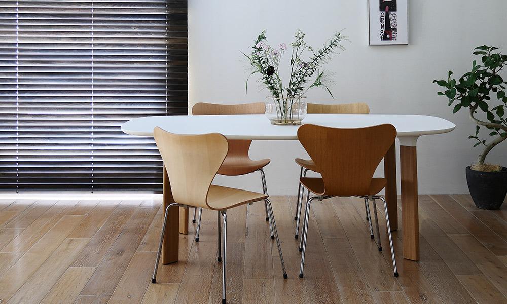 セブンチェア 3107 / ナチュラルウッド オーク / クローム脚FRITZ