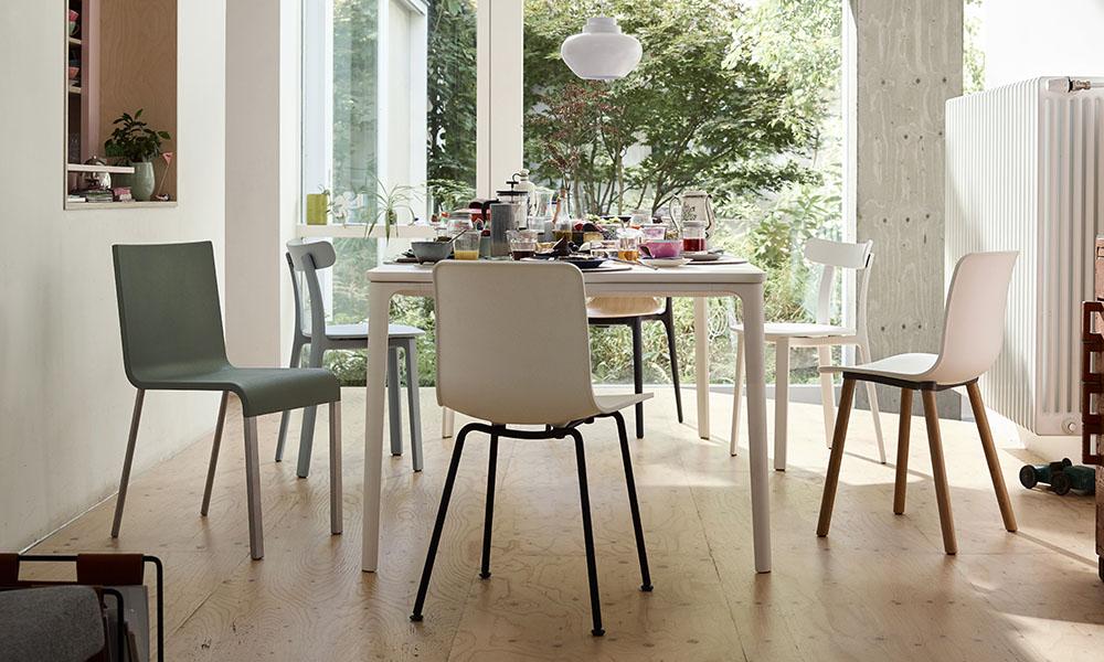 某服好きページ☆ヴィトラ☆ハル ウッド チェア☆アイスグレー☆ 某服