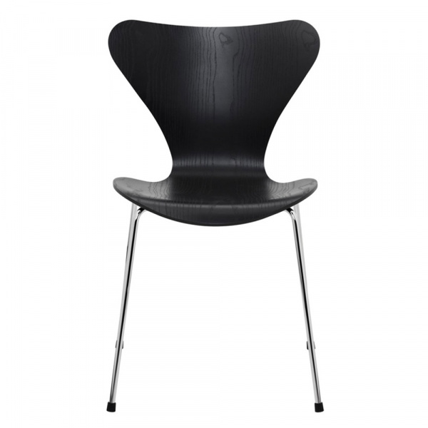 セブンチェア 3107 / カラードアッシュ ブラック / クローム脚FRITZ