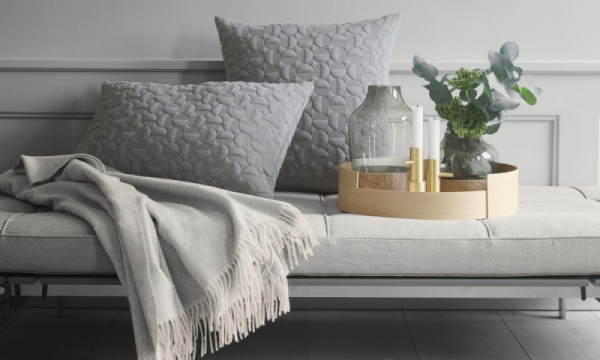 AJクッション 50×50cm / ヴェルティゴ ライトグレーFRITZ HANSEN