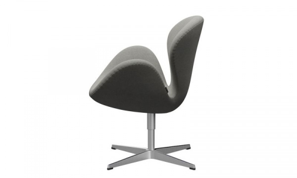 スワンチェア 3320 / Sunniva153 サンド/ライトグレー サテン脚FRITZ