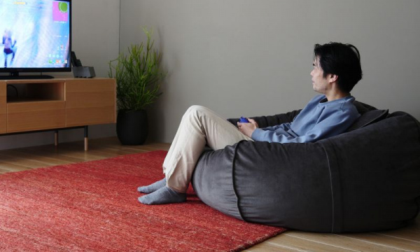 フェットサックM / ベルベット ダークグレーvetsak（フェットサック