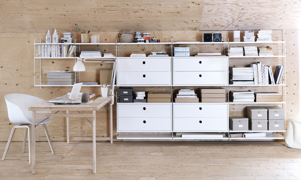 シェルフ 78×30cm 3枚入 / MDFString Furniture（ストリング