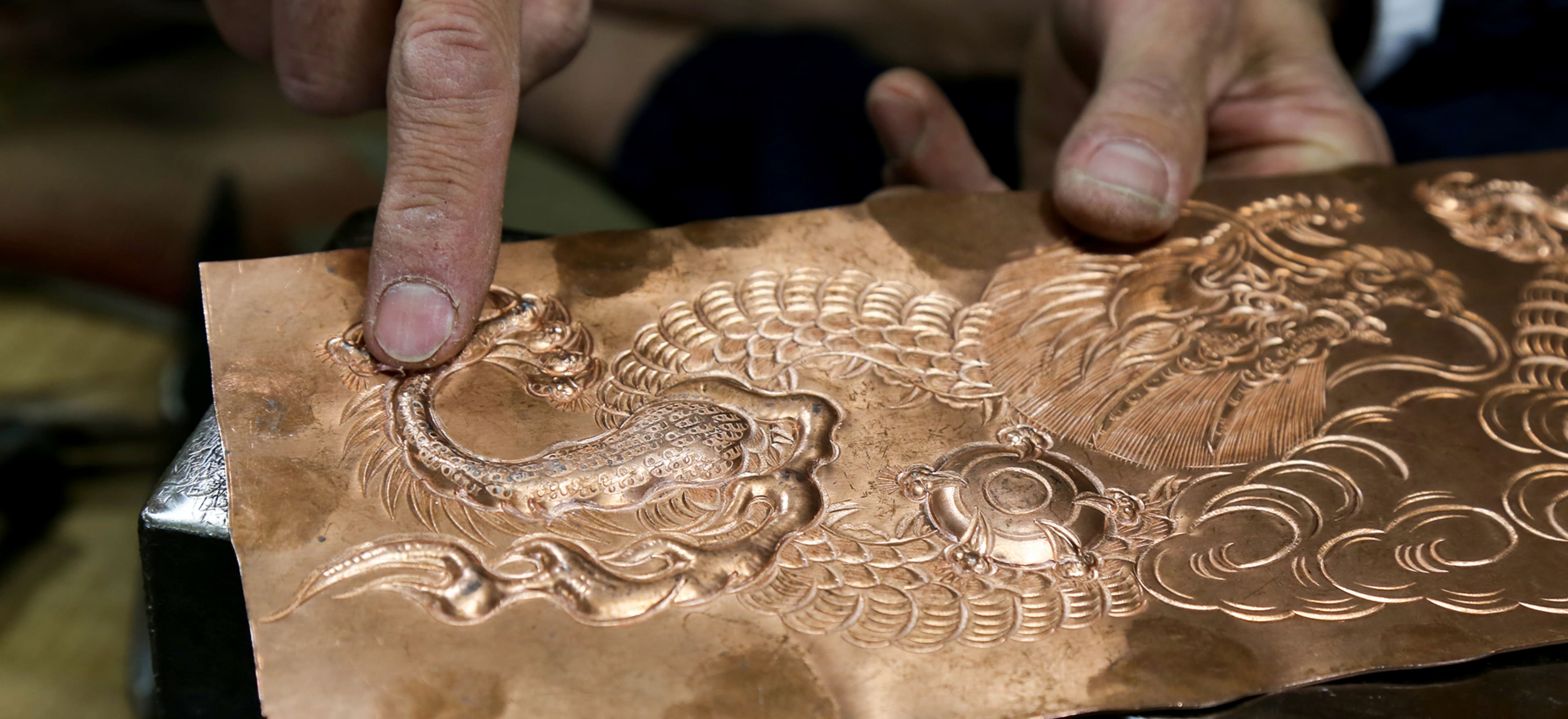 彫金手打金具紹介サイト | 仙台箪笥専門店 欅（けやき）産業株式会社