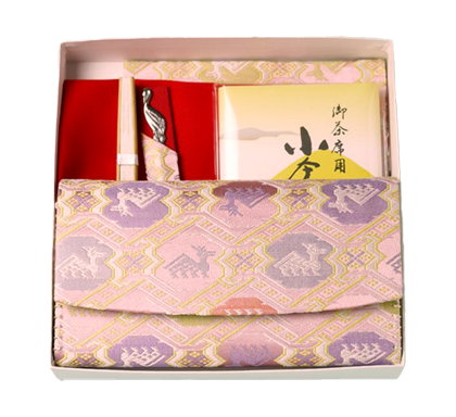 茶道具 藤原定家 『詠花鳥和歌掛軸』 軸 横物 八月 「初雁」 前大徳