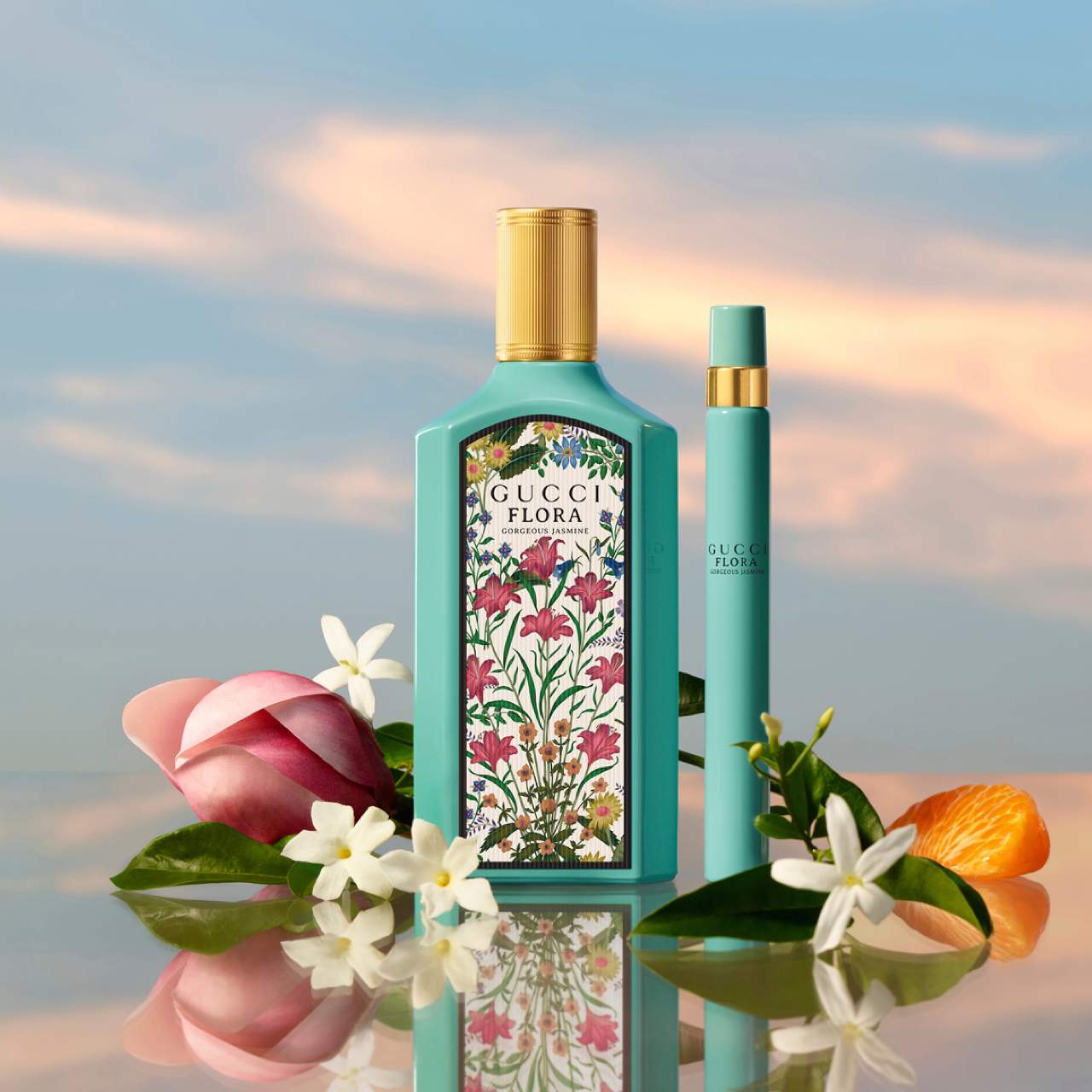 Flora Gorgeous Jasmine Eau de Parfum Travel Spray with Orange and