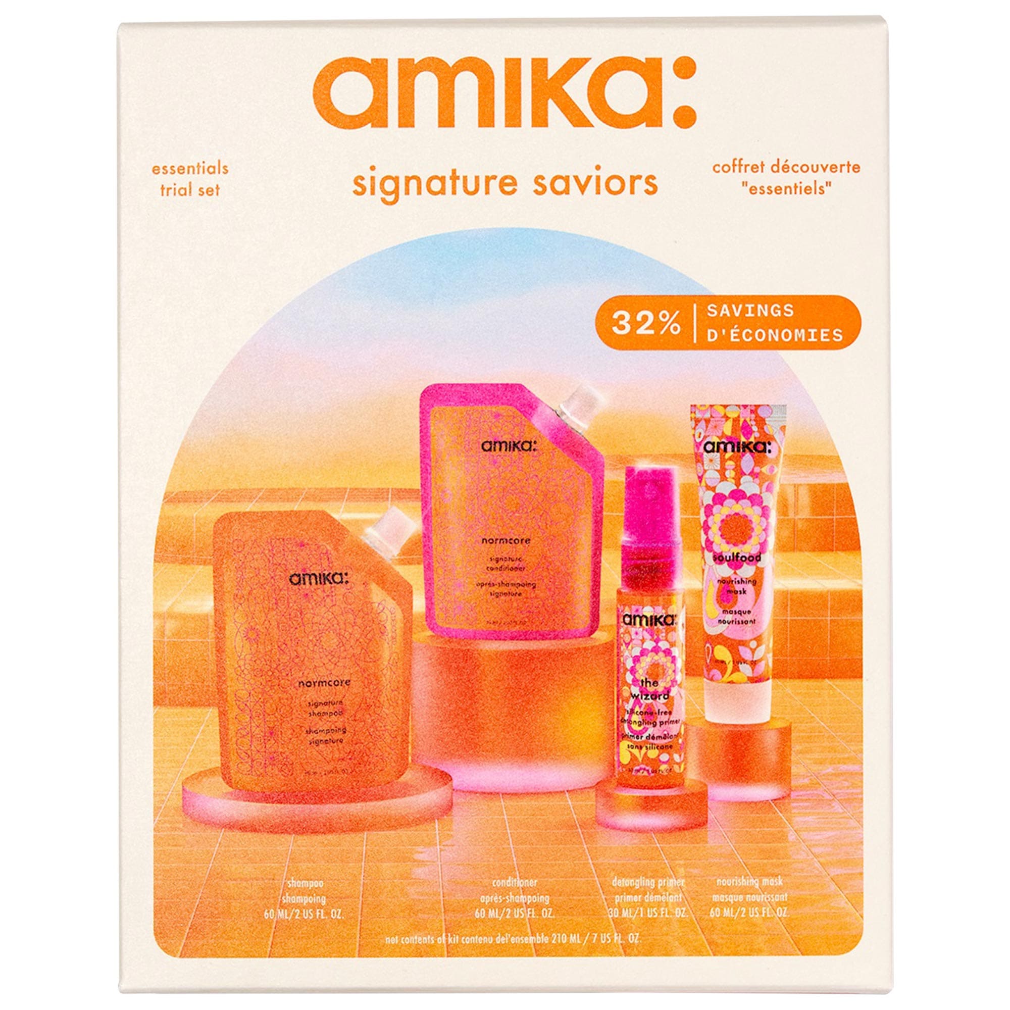 Signature Saviors Essentials Hair Trial Set - amika | Sephora