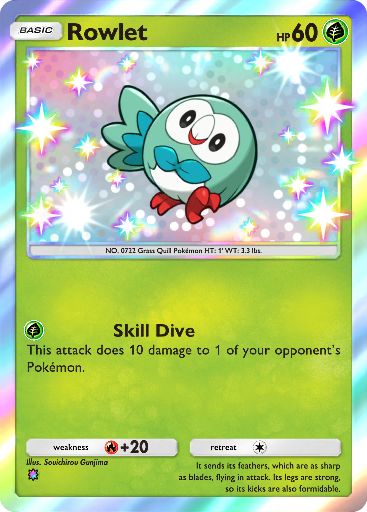 Mega Rising - #290 Rowlet - Pokémon TCG Pocket - Serebii.net