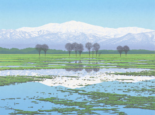 訪春 白山 - 版画家 小暮真望