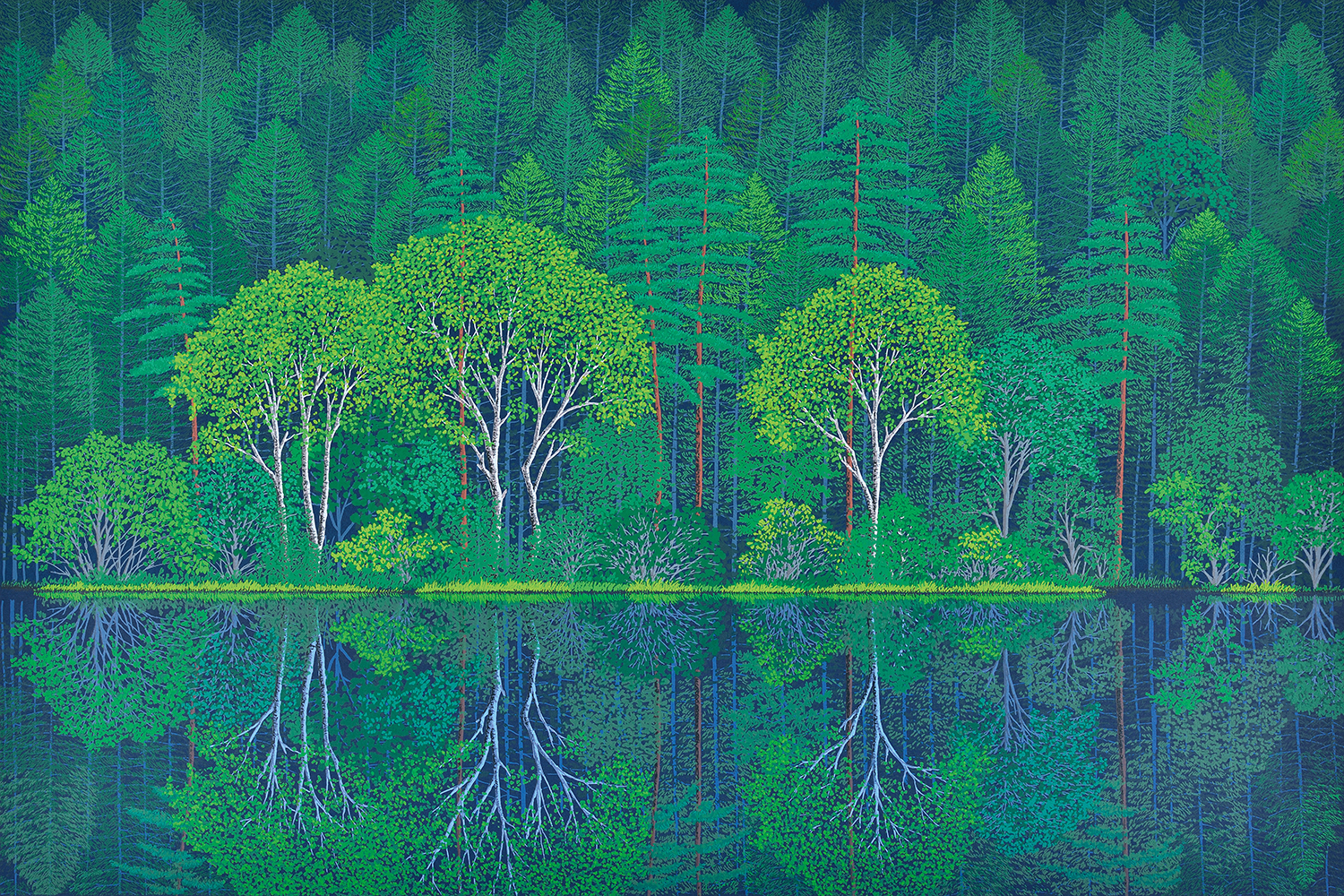 緑林の詩 - 版画家 小暮真望