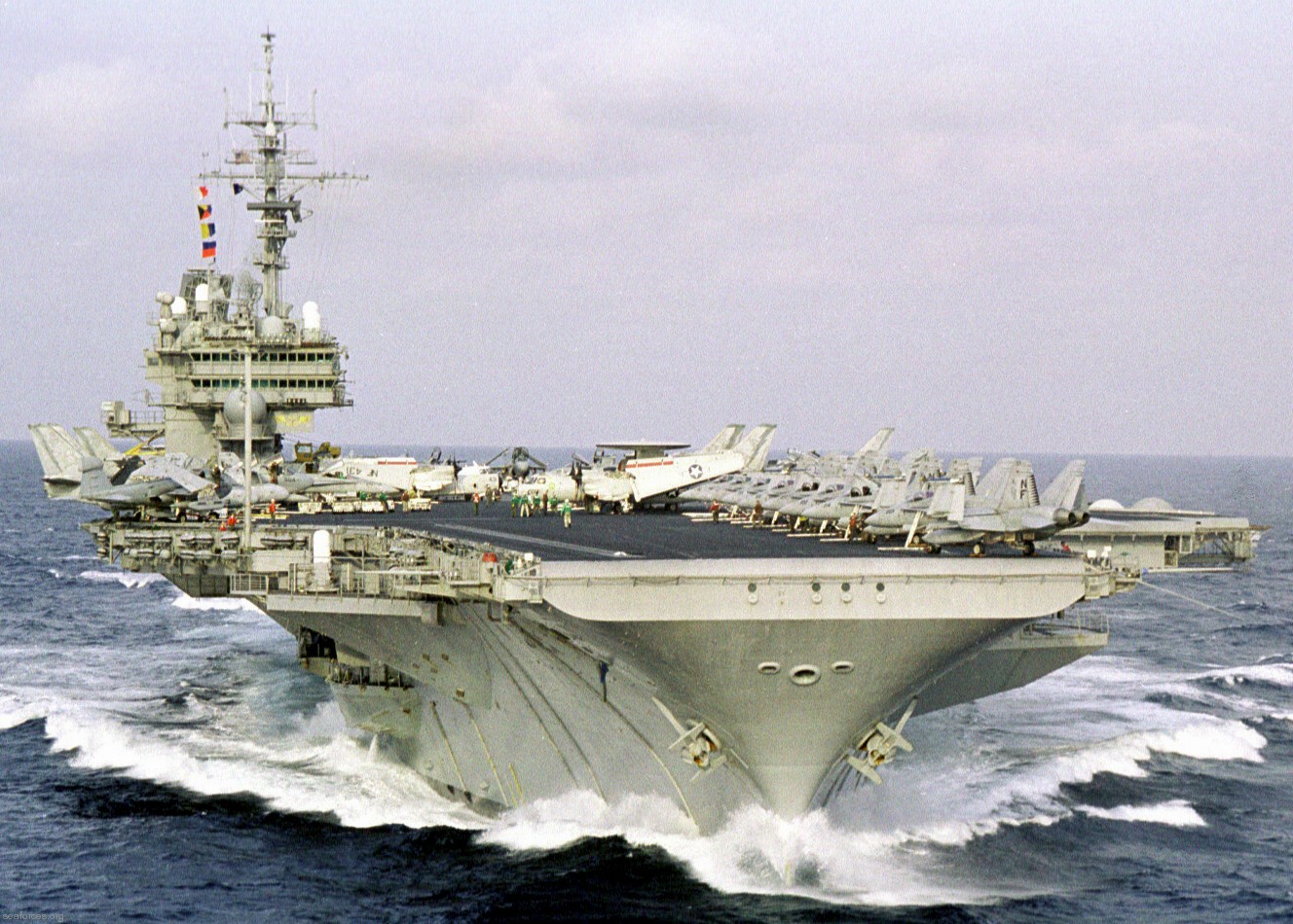 CV-63 USS Kitty Hawk Aircraft Carrier US Navy CVW P3