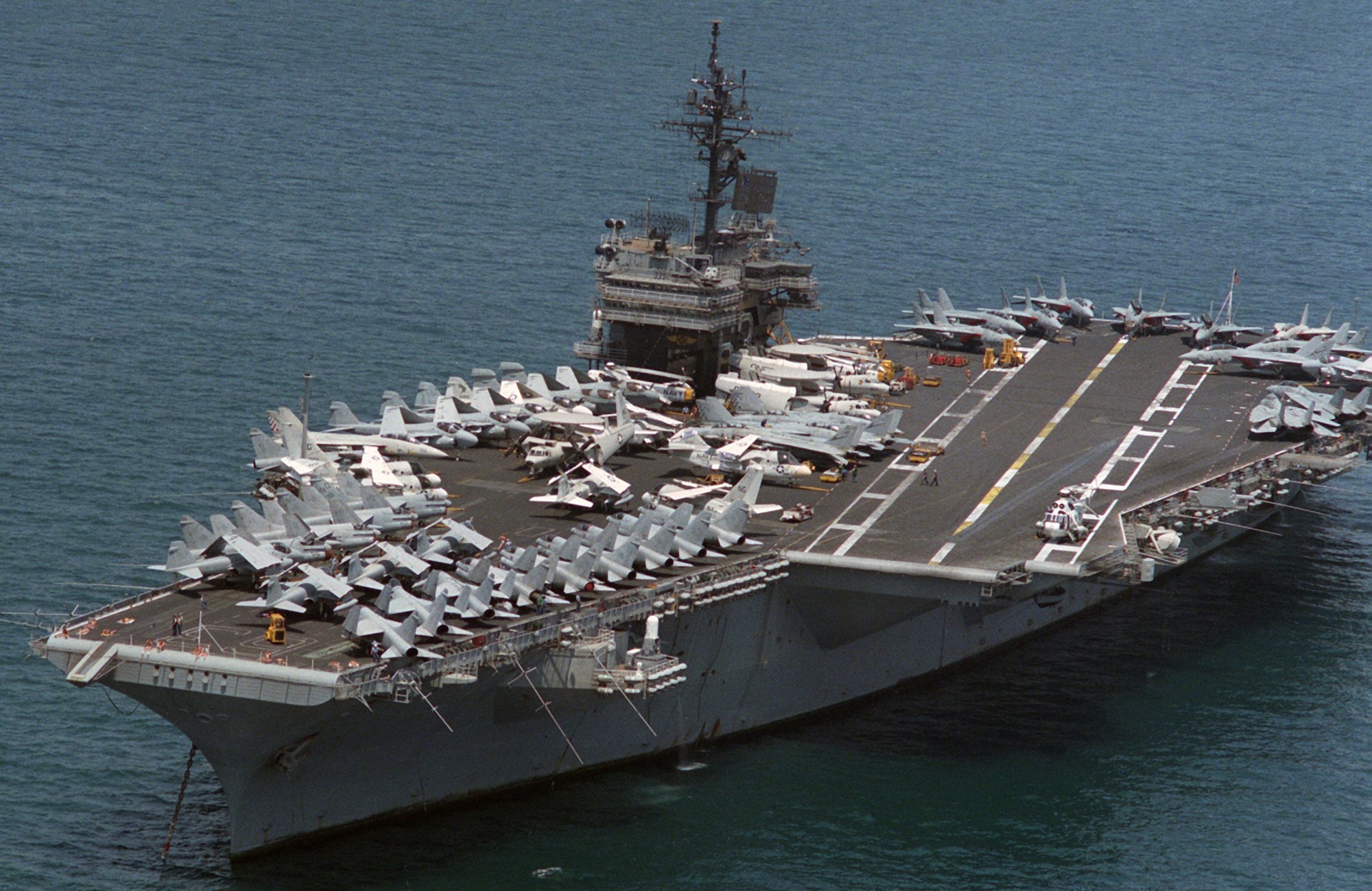 CV-63 USS Kitty Hawk Aircraft Carrier US Navy CVW P3