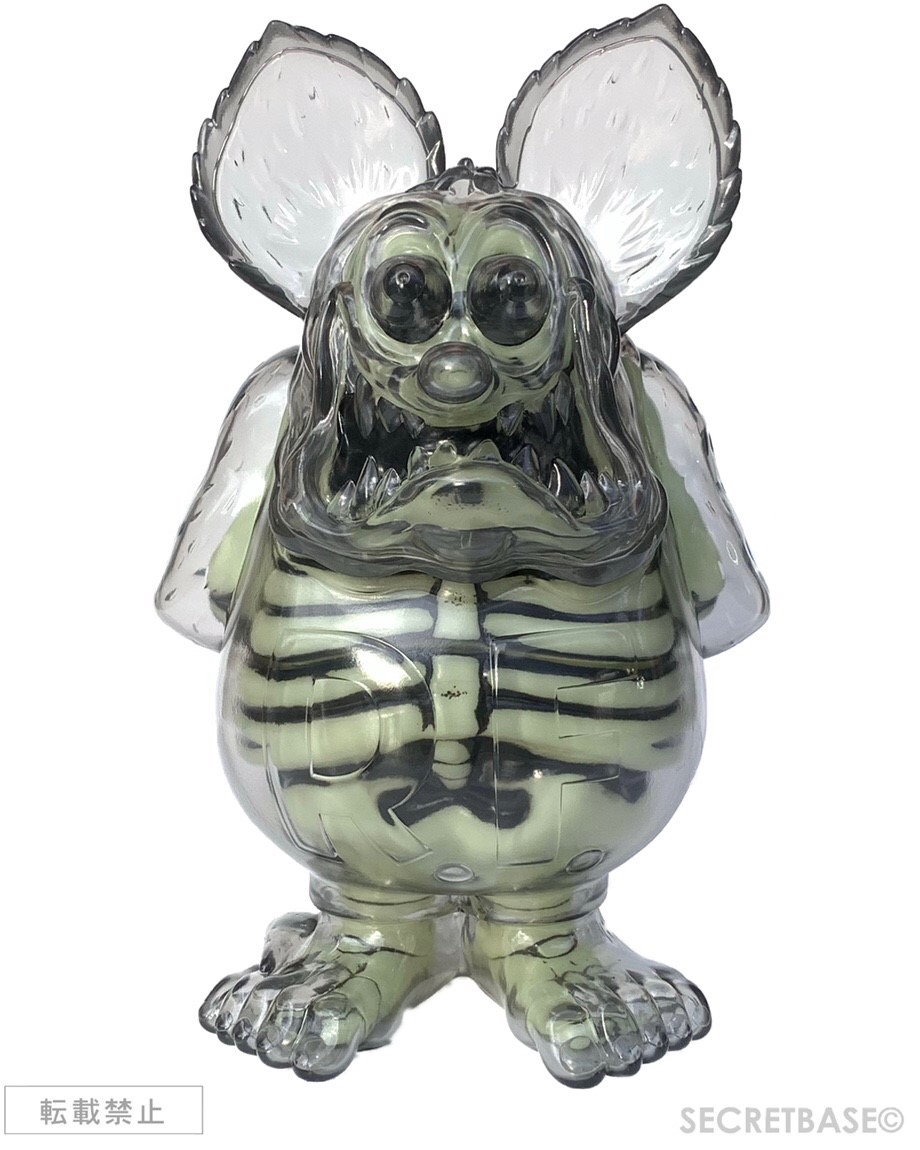 Rat Fink X-Ray Clear Black G.I.D Ver. - SECRET BASE ONLINE STORE