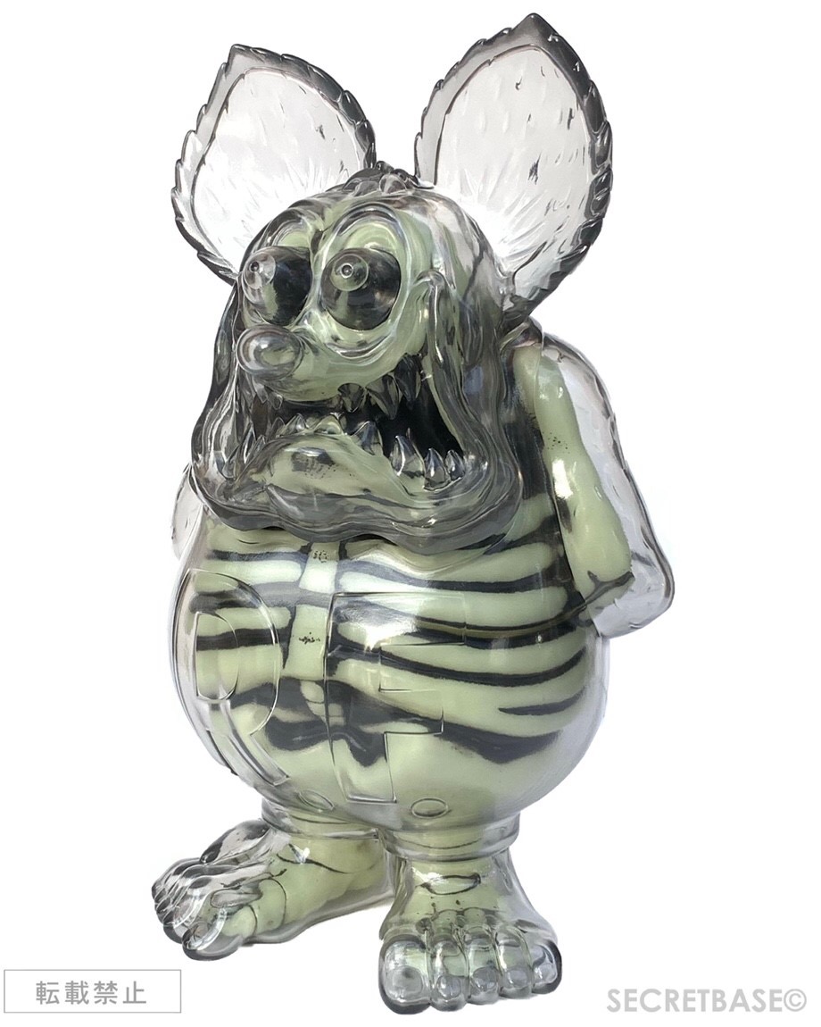Rat Fink X-Ray Clear Black G.I.D Ver. - SECRET BASE ONLINE STORE