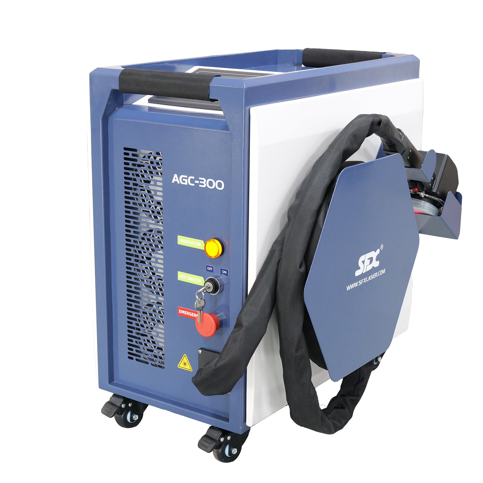 AGC 300W 500W Air-Cooled Laser Cleaner Portable Pulse Laser