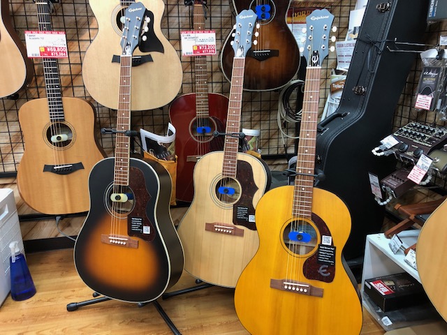 Epiphoneより新たに発売されたアコースティックギター限定モデルのご