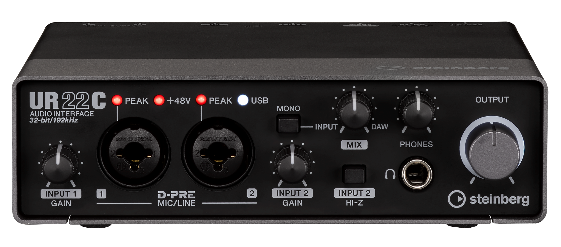 在庫情報】Steinberg UR22C Recording Pack コンデンサーマイク＋