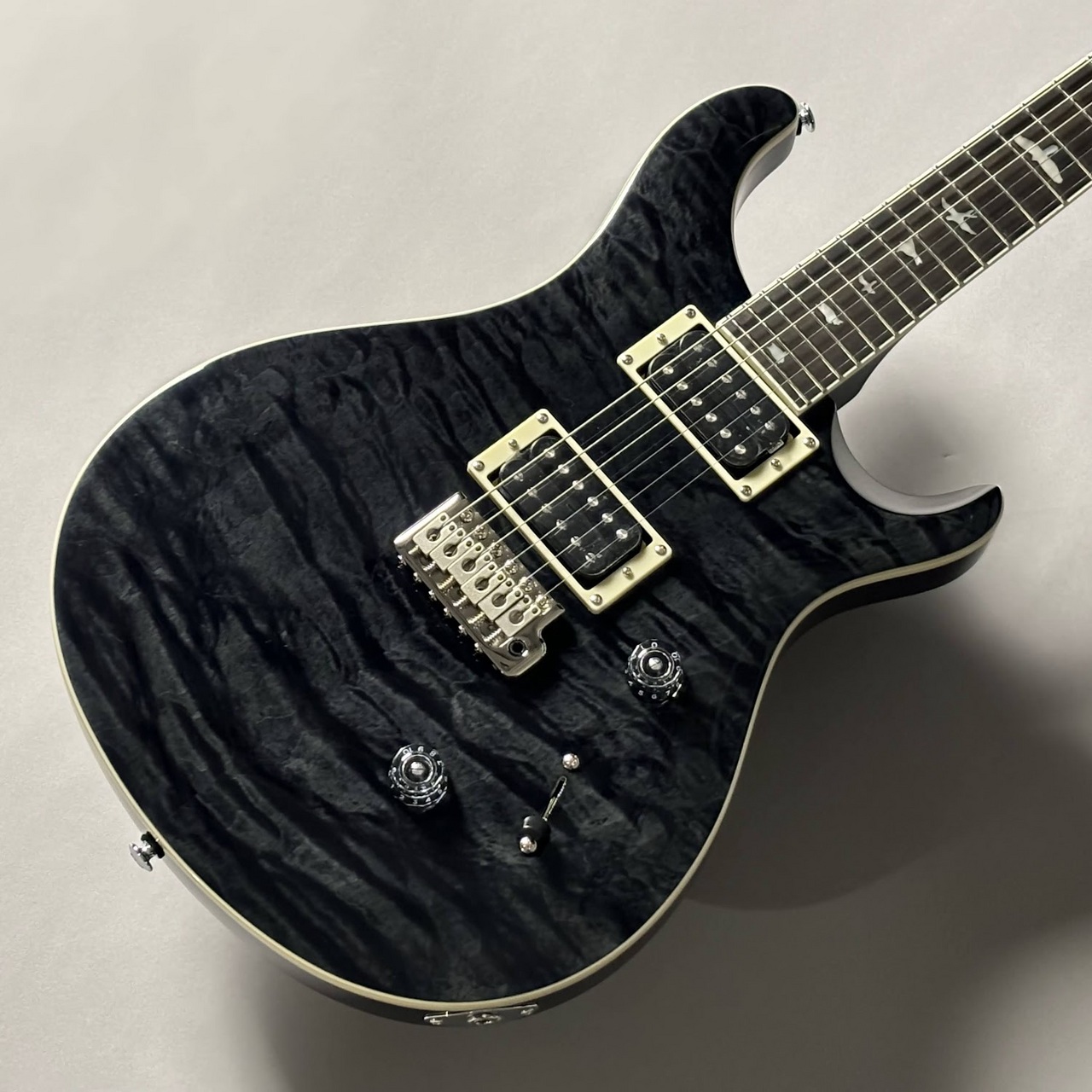 Paul Reed Smith SE CUSTOM 24 Quilt Gray Black【現物写真】【3.64kg