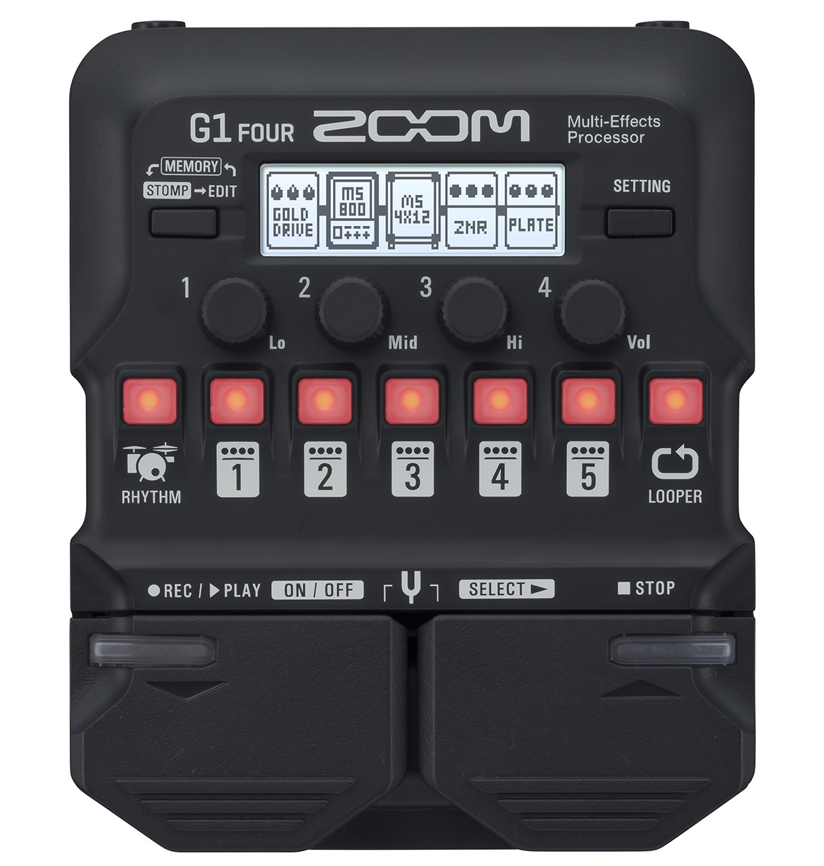 マルチエフェクター】NAMM2019で発表された、ZOOM “G1 FOUR”＆“G1X