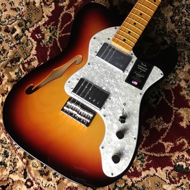 Fender】American Vintage II 1972 Telecaster 3-Color Sunburst 入荷