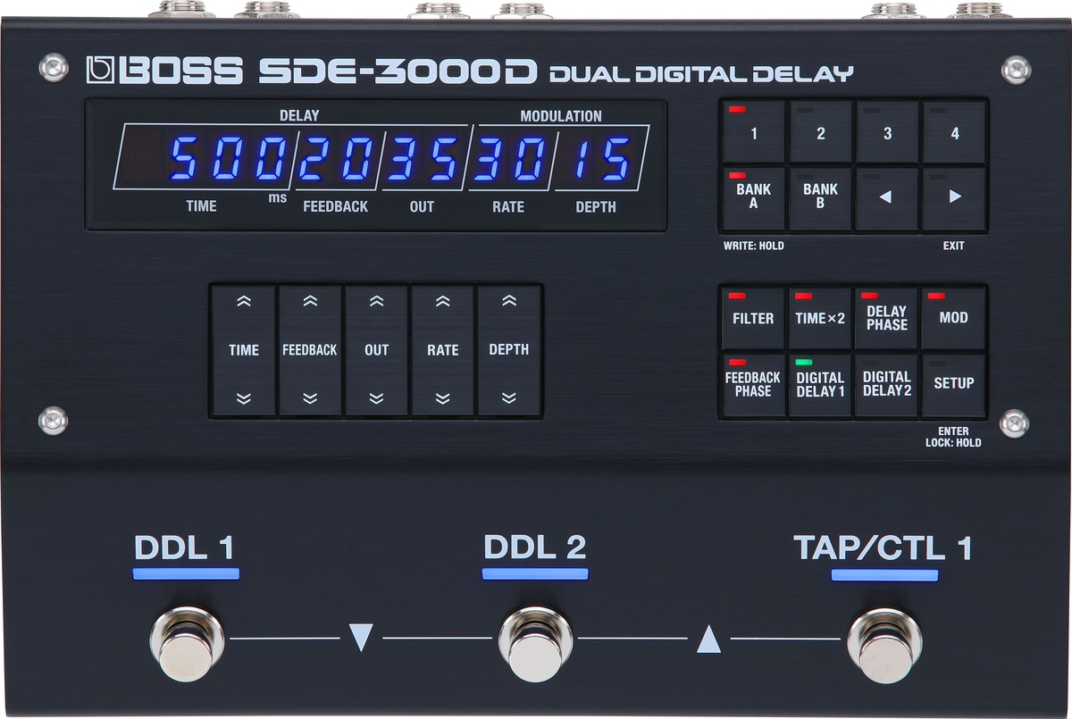エフェクター / デジタルディレイ】「BOSS SDE-3000D」登場！【2023年5