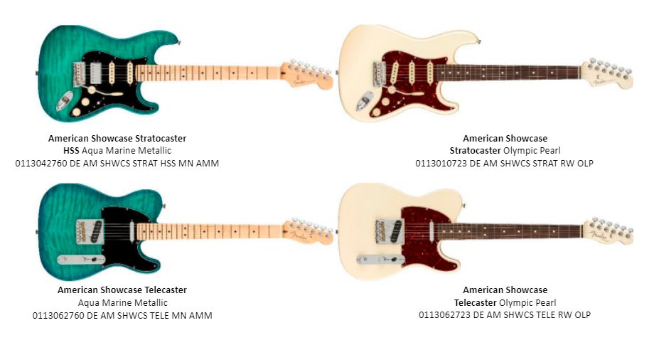 エレキギター】Fender / American Showcase Telecaster 入荷しました